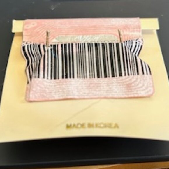 Large Austrian Crystal Earrings: Center Faceted Blue Crystal with Clear Crystals - Picture 3 of 5